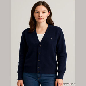 Original Penguin Munsingwear Grand Slam vintage Blue Cardigan Sweater size large